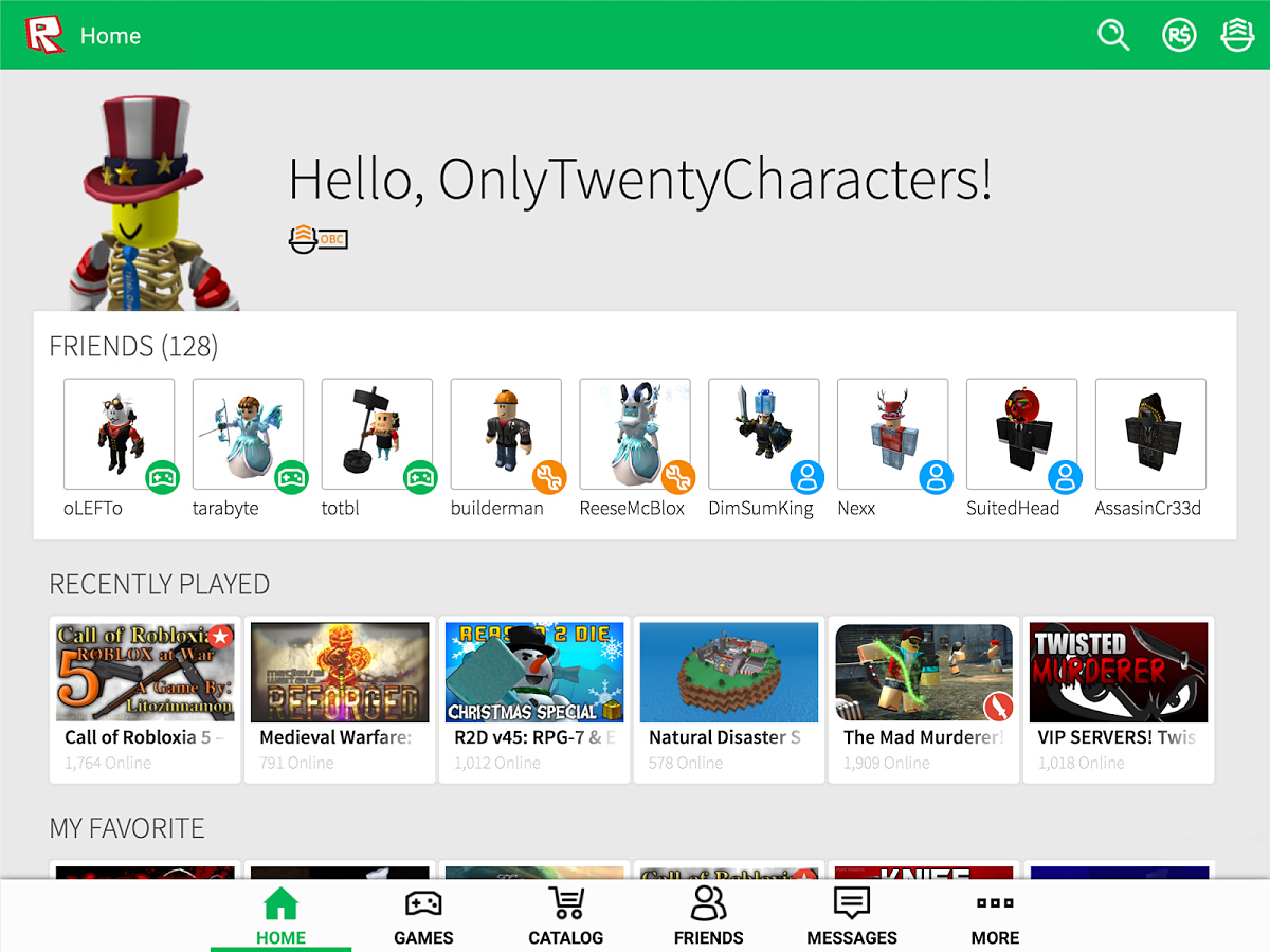Roblox for Android in 2015 – Games