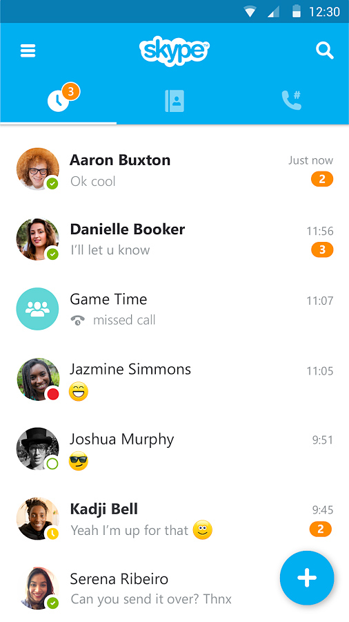 Skype for Android in 2015