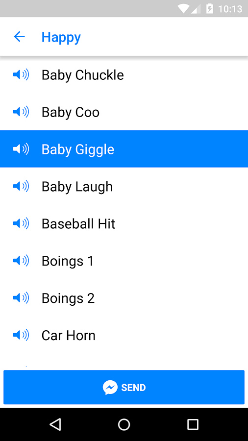 Sound Clips for Messenger for Android in 2015 – Baby Giggle