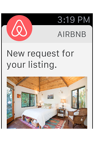 Airbnb for Apple Watch in 2015