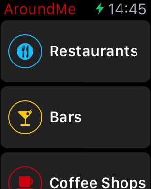 AroundMe for Apple Watch in 2015