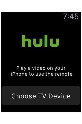 Hulu for Apple Watch in 2015