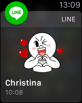 LINE for Apple Watch in 2015