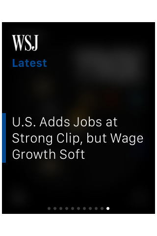 The Wall Street Journal for Apple Watch in 2015
