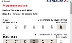 Air France for BlackBerry in 2011