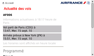Air France for BlackBerry in 2011
