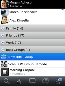 Messenger for BlackBerry in 2011