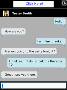 Chat on Facebook - FriendChat for BlackBerry in 2011