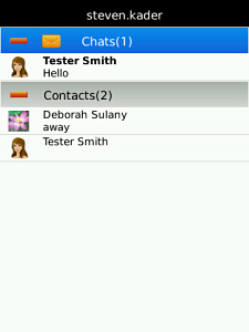 Chat on Facebook - FriendChat for BlackBerry in 2011