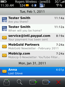 Chat on Facebook - FriendChat for BlackBerry in 2011