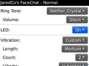 Chat on Facebook - FriendChat for BlackBerry in 2011