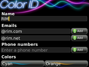 Color ID FREE for BlackBerry in 2011