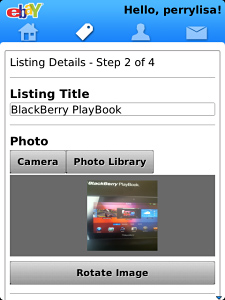 eBay for BlackBerry in 2011