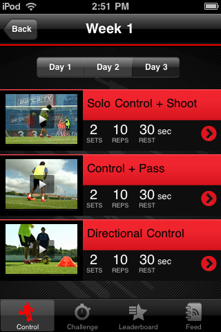 Nike Football+ presents: Master Control for iPhone in 2009 – Week 1
