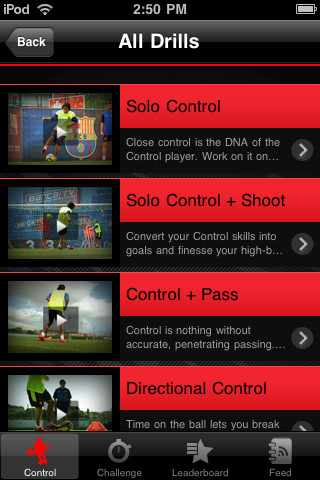 Nike Football+ presents: Master Control for iPhone in 2009 – All Drills