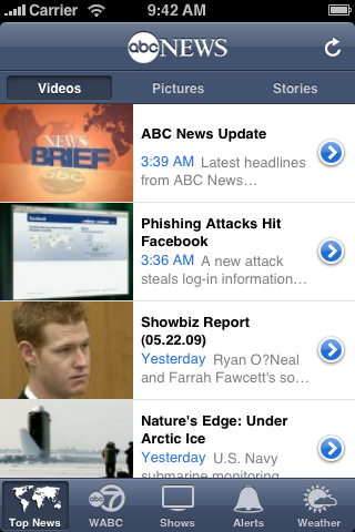 ABC News for iPhone in 2010