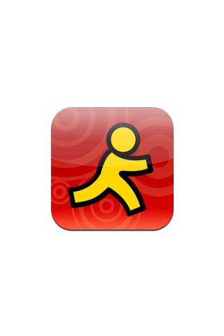 AIM (Free Edition) for iPhone in 2010 – Logo