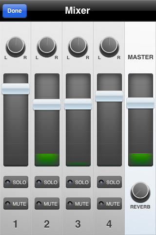 Beatwave for iPhone in 2010 – Mixer