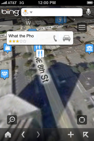 Bing for iPhone in 2010
