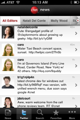 CNET News for iPhone in 2010 – All Editors