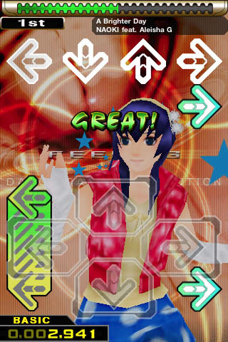 DanceDanceRevolution S+ (US) for iPhone in 2010