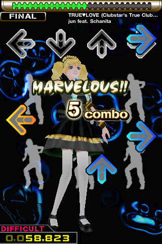 DanceDanceRevolution S+ (US) for iPhone in 2010