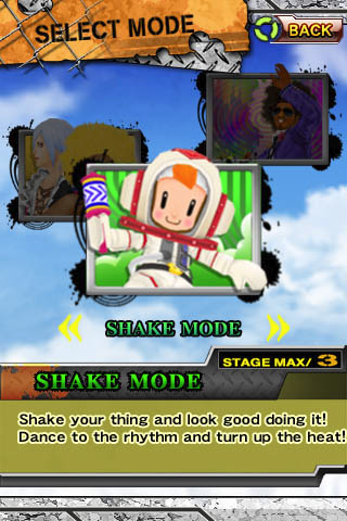 DanceDanceRevolution S+ (US) for iPhone in 2010 – Select Mode