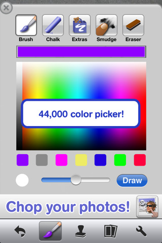 Doodle Buddy for iPhone in 2010 – Chop your photos!