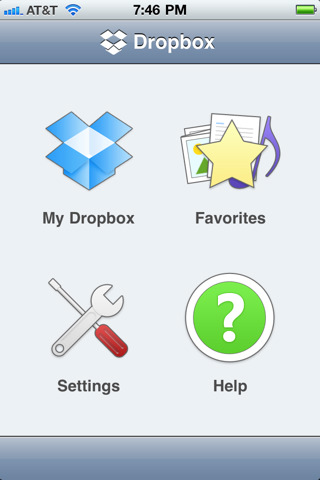 Dropbox for iPhone in 2010