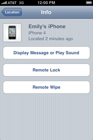 Find My iPhone for iPhone in 2010 – Info