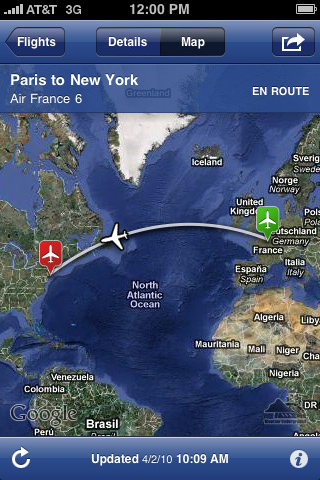 FlightTrack for iPhone in 2010