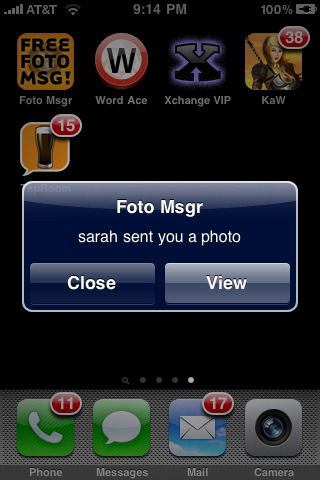 Free Foto Messenger: FFM for iPhone in 2010