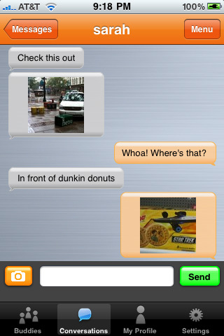 Free Foto Messenger: FFM for iPhone in 2010 – Conversations