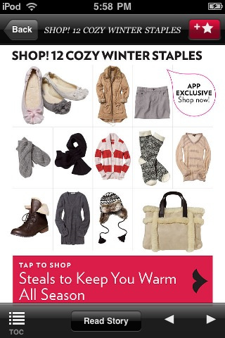 Glamour Magazine for iPhone in 2010
