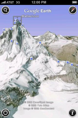 Google Earth for iPhone in 2010