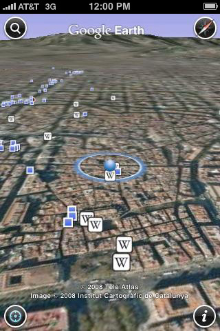 Google Earth for iPhone in 2010