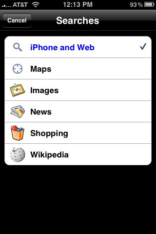Google Mobile App for iPhone in 2010 – Searches