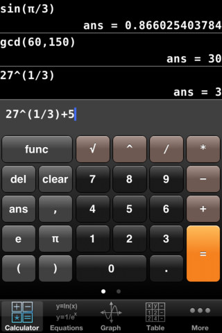 Graphing Calculator for iPhone in 2010 – Calculator