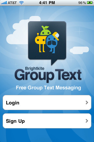 Group Text for iPhone in 2010 – Login