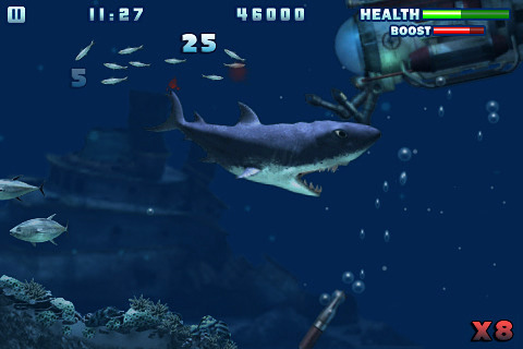 Hungry Shark – Part 1 for iPhone in 2010