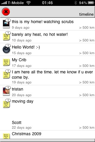 I was here! for iPhone in 2010