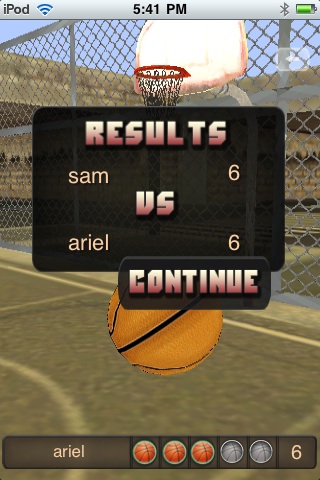 iBasketball for iPhone in 2010 – Results