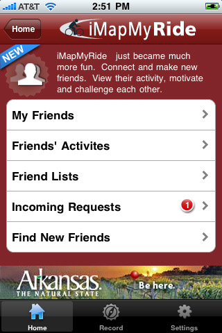 iMapMyRIDE for iPhone in 2010