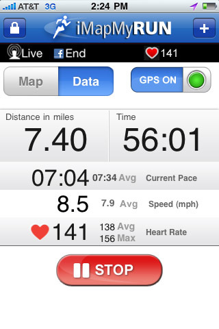 iMapMyRun for iPhone in 2010