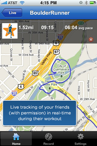 iMapMyRun for iPhone in 2010 – BoulderRunner