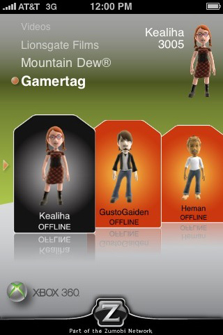 Inside Xbox 360 for iPhone in 2010
