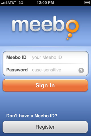 Meebo for iPhone in 2010