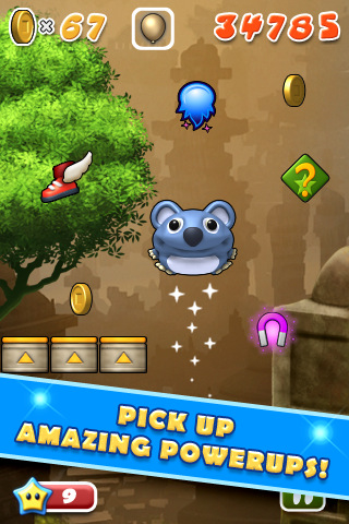 Mega Jump for iPhone in 2010 – Pick up Amazing Powerups!