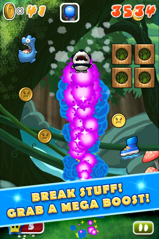 Mega Jump for iPhone in 2010 – Break Stuff Grab a Mega Boosts!