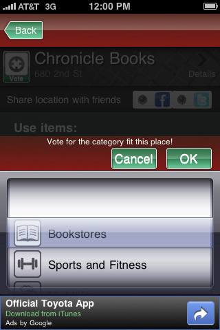 MyTown for iPhone in 2010